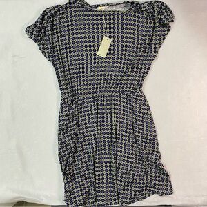 NEW Boden Flutter Sleeve Jersey Dress English Ivy, MoroccanSize 14R Pockets